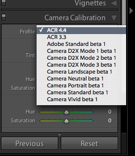 what are camera profiles for adobe mac