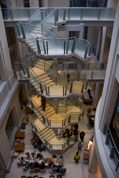 Staircase in the Smithsonian National Museum of Natural History