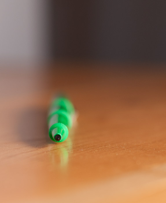 Green pen outtake 1